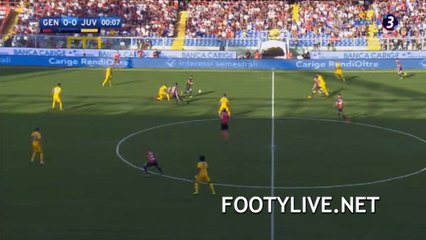 Miralem Pjanic OwnGoal HD - Genoa 1-0  Juventus 26.08.2017 HD