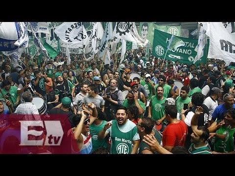 Trabajadores de Argentina exigen salario mínimo justo / Ingrid Barrera