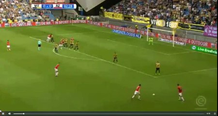 Wout Weghorst Goal - Vitesse vs AZ Alkmaar  0-1  26.08.2017 (HD)
