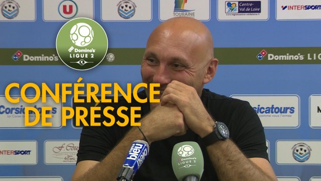 Conférence de presse Tours FC - AC Ajaccio (1-3) : Gilbert ZOONEKYND (TOURS) - Olivier PANTALONI (ACA) - 2017/2018