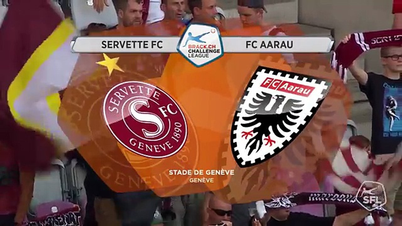 Servette 3:0  Aarau (Swiss Challenge League 25 August)
