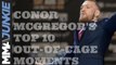 Conor McGregor's top 10 out-of-cage moments