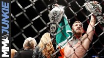 Conor McGregor's UFC accomplishments prior to Floyd Mayweather