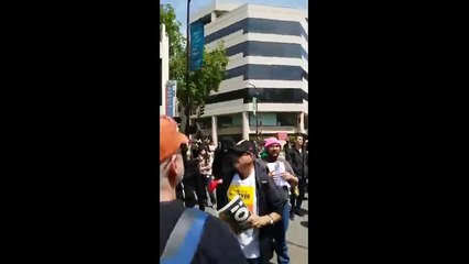 INTENSE VIOLENCE ERUPTS AT TRUMP RALLY IN BERKELEY