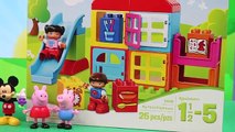 LEGO DUPLO Play House Mickey Mouse, Minnie, Peppa Pig, & Spiderman Blocks Dollhouse