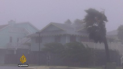 Hurricane Harvey's strong winds still pose danger