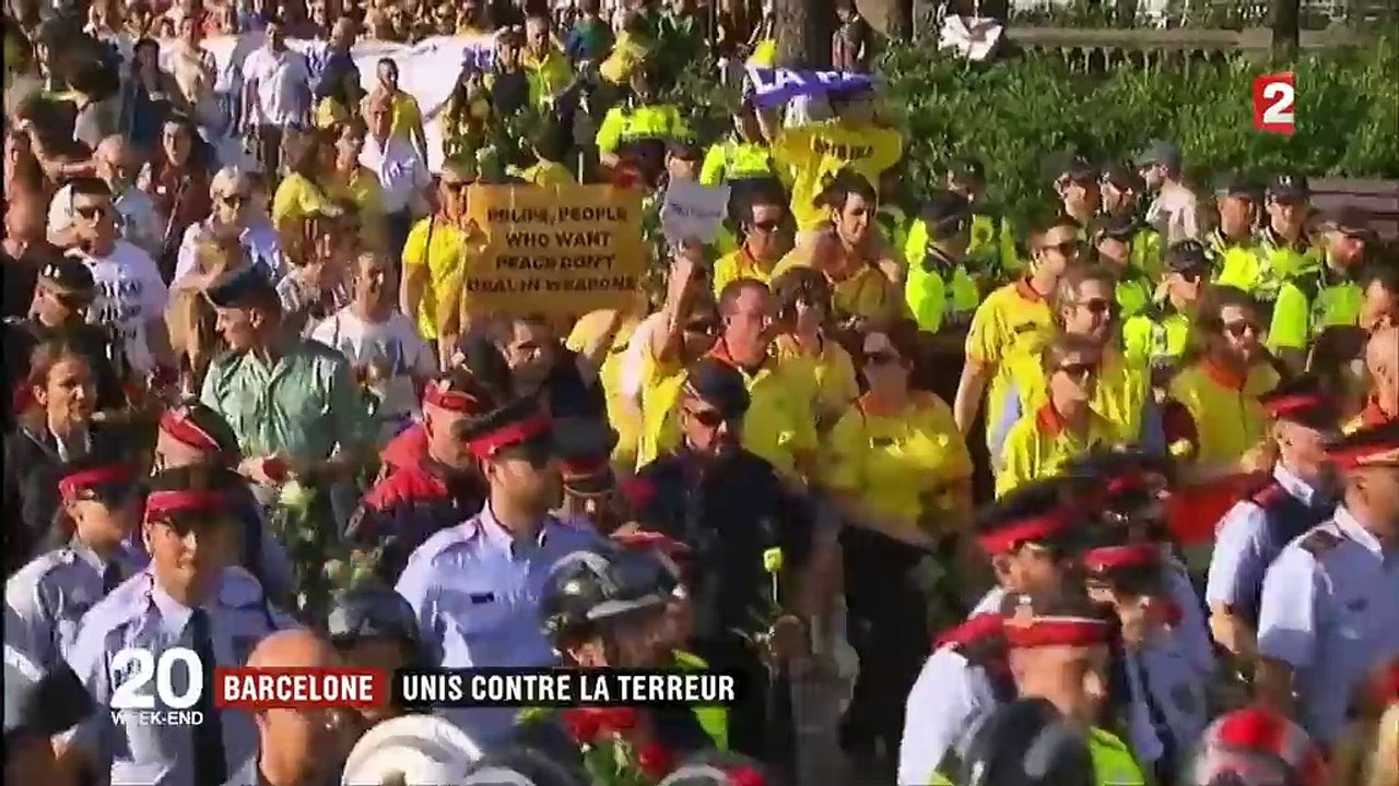 Barcelone : unis contre le terrorisme