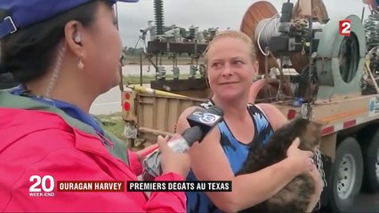 Ouragan Harvey : premiers dégâts au Texas