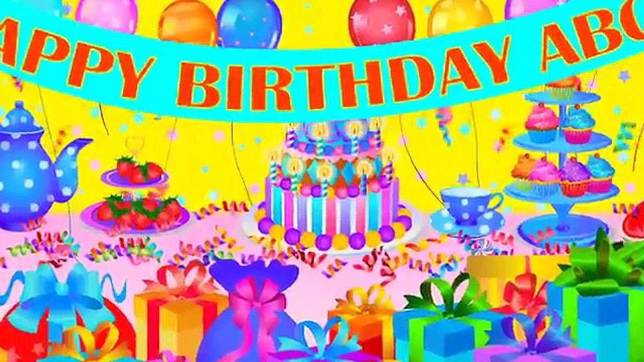 Aprender a B C cumpleaños fiesta canción alfabeto para Niños Aprender abc canción