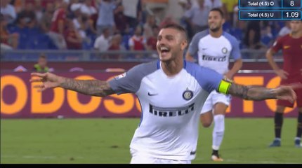Mauro Icardi Goal HD - AS Roma 1-2 Internazionale 26.08.2017