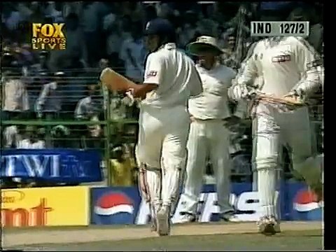 Sachin Tendulkar vs SHANE WARNE-first time in India Sachin faces Warne in te