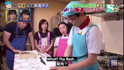 Eggplants and lemons combined give apple taste