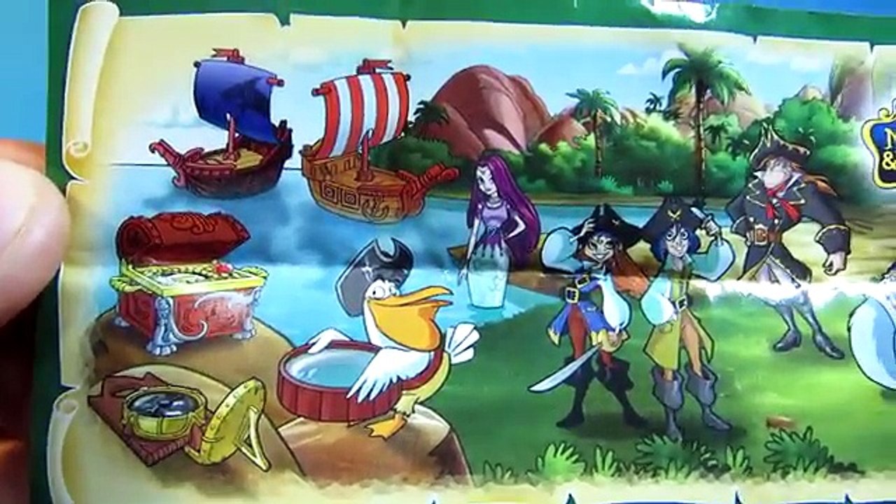 Unboxing 3 Kinder Surprise Eggs new Monsters Pirates - Surprise Eggs SHOW