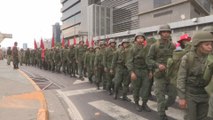 Inician ejercicios militares en Venezuela junto a manifestaciones 