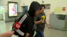 A chegada de Renato Sanches ao aeroporto