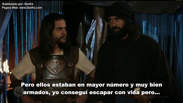 La tierra prometida cap 288 y 289 en español. Salmón regresa de Jerusalem y cuenta que Otniel fue capturado por mercaderes de esclavos