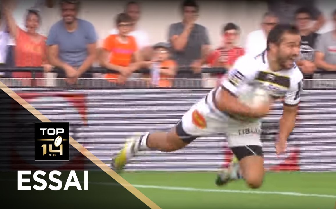 TOP 14 - Essai Alexis BALES (SR) - Brive - La Rochelle - J1 - Saison 2017/2018