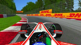 rFactor - Formula E 2017 Mod - Felix Rosenqvist - Canada - HD