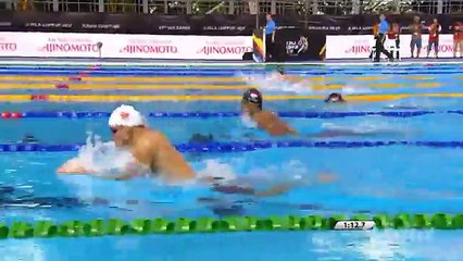 Triady Fauzi Sumbang Emas dari Cabang Renang Gaya Ganti Putra - YouTube