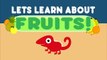Lets Learn about Fruit Cartoon Part 2 - starring hungry Chameleon - Learn Tropical Fruits