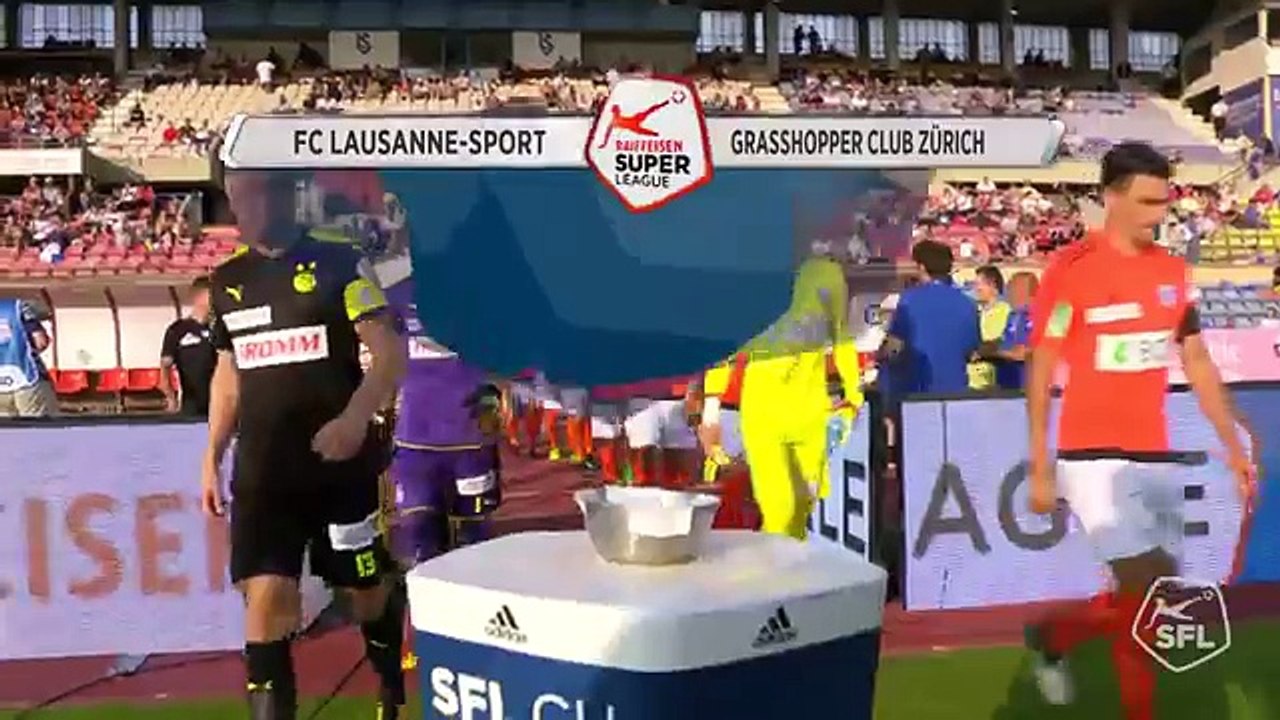 Lausanne 1:1 Grasshoppers (Swiss Super League 26 August)