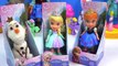 Disney Frozen Toddler Queen Elsa & Princess Anna Olaf Doll Deluxe Playset Royal Reflection