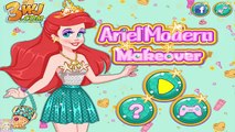 Ariel Modern Makeover - disney princess ariel makeup and dress up game for kids