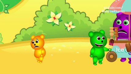 Mega Gummy Bear Razor Cut Blood Bleeding Cry Funny Cartoon Finger Family Nursery Rhymes