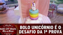 Bolo unicórnio é o desafio da prova criativa