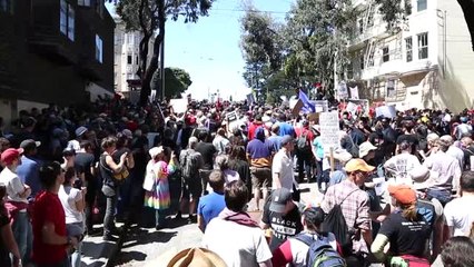 Patriot Prayer Yürüyüşüne Destek Gösterisi - San
