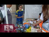Instalan en el Zócalo Capitalino centro de acopio para Ecuador / Atalo Mata