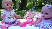 Куклы Пупсики Малыши купаются в Бассейне мультик с игрушками Видео с куклами для девочек