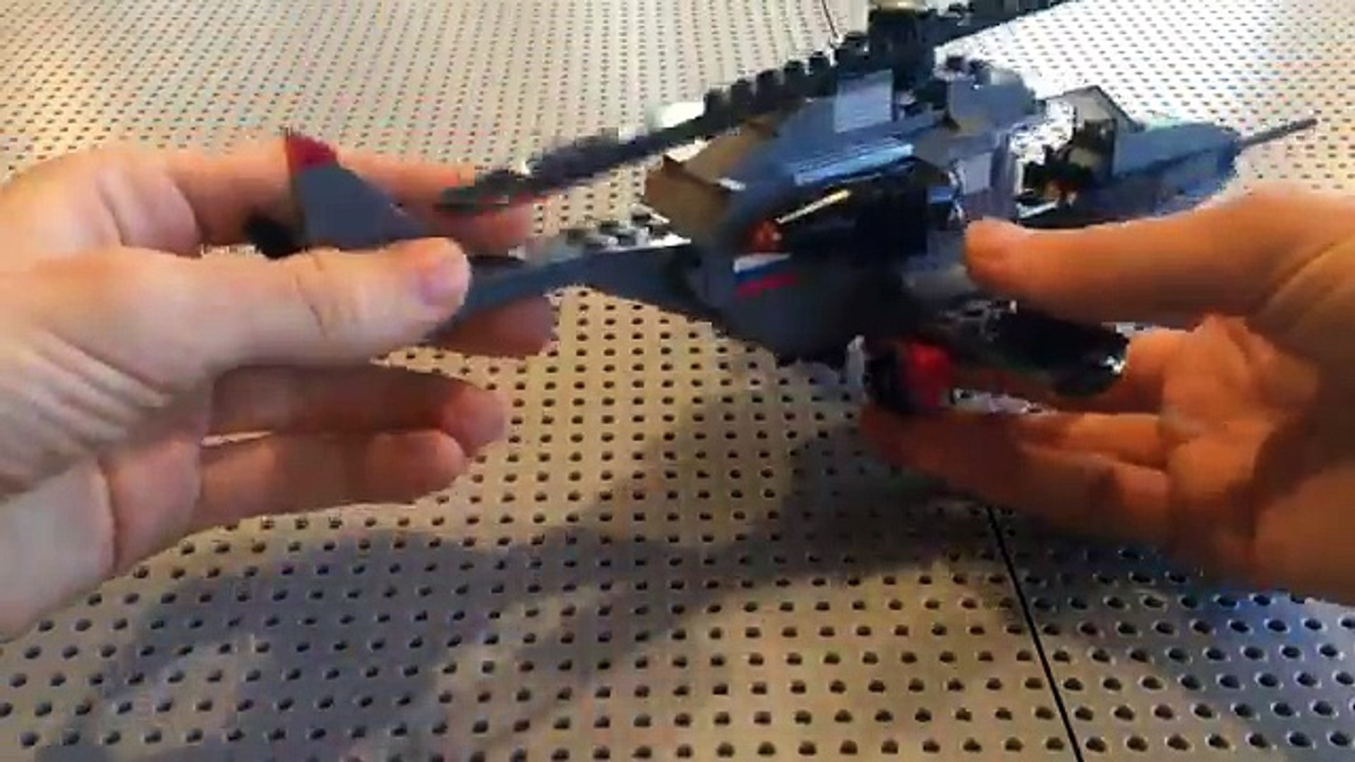 como armar un helicóptero de lego