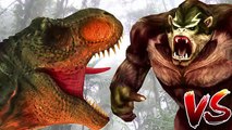 Animales colores dinosaurio lucha película para Niños rey Aprender nombres corto en salvaje Vs kong 3d