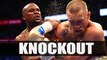 Floyd Mayweather KNOCKOUT Conor McGregor in 10th round (knockout punch)