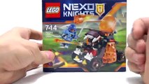 Catapulte le chaos chevaliers Lego revue Knights Nexo Nexo nexo fou Catapult Chevalier