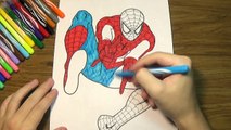Para colorear colores colorante cómo Nuevo páginas hombre araña superhéroe para colores