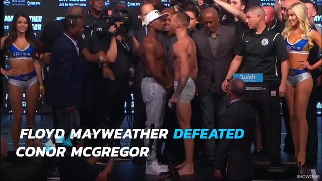Floyd Mayweather defeats Conor McGregor in Vegas