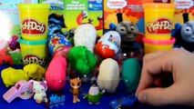 Thomas and Friends Surprise Eggs Play Doh Spooky Diesel Spider-Man Kinder Marvel Monsters