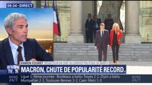 Emmanuel Macron: une chute de popularité 