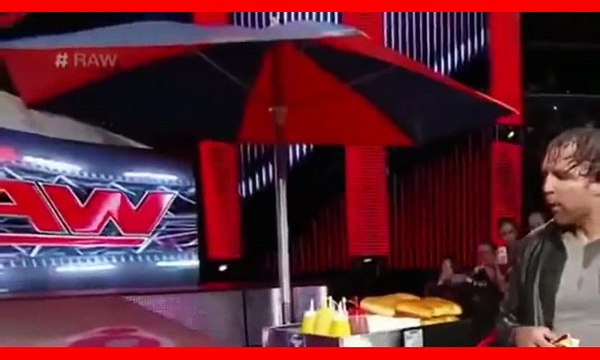 Dean Ambrose Save John Cena from kane and randy orton - WWE RAW