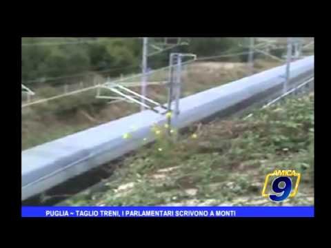 Puglia | Taglio treni, i parlamentari scrivono a Monti
