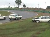 180SX et VL Turbo drift crash a Oran Park