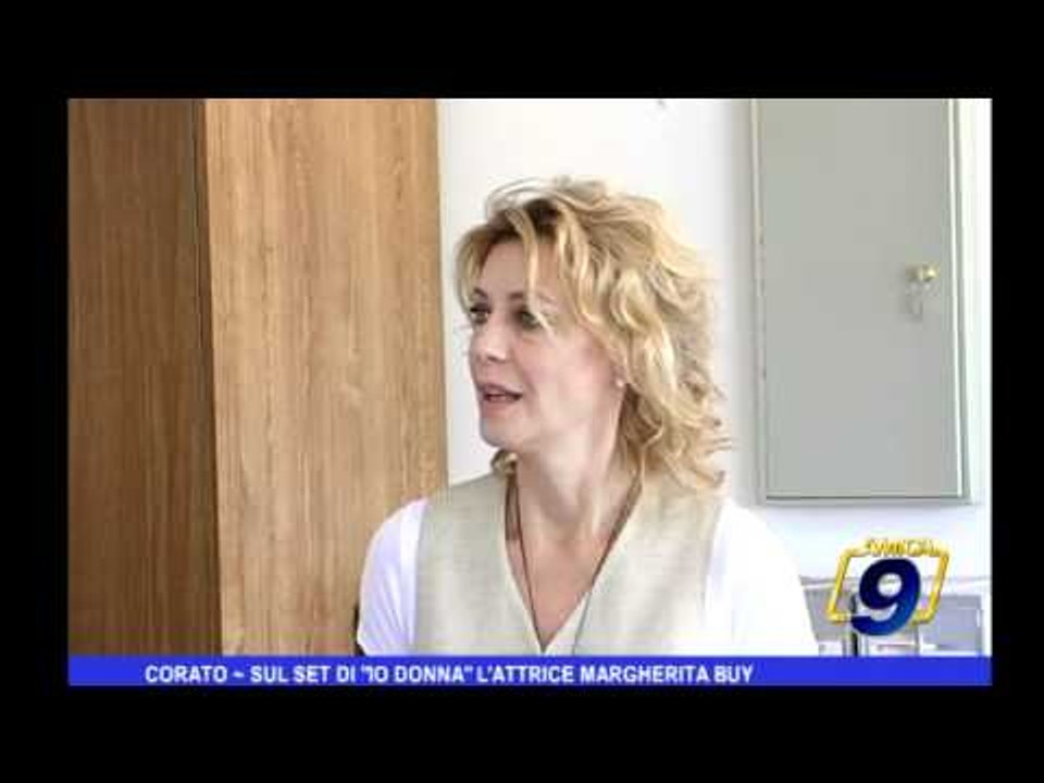 Corato | Sul set di "Io donna" l'attrice Margherita Buy