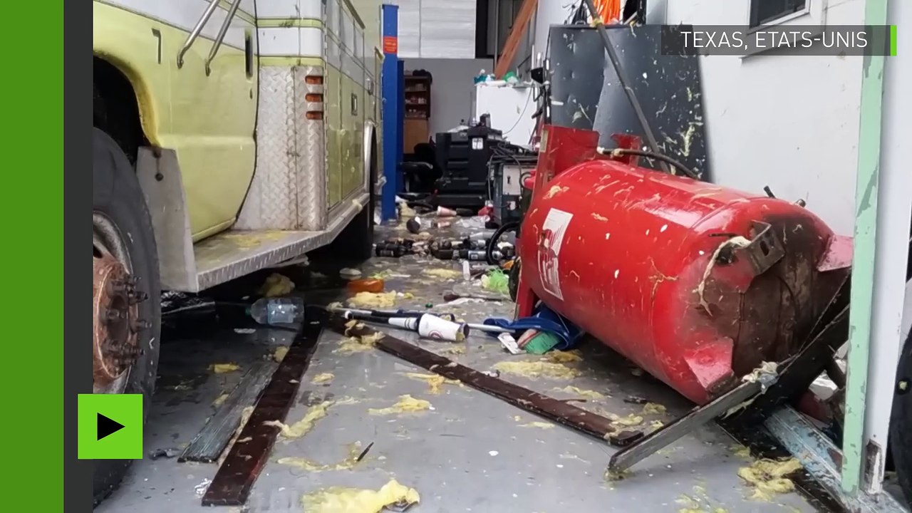 Destruction et inondations gravissimes dans le sillage de l'ouragan Harvey au Texas