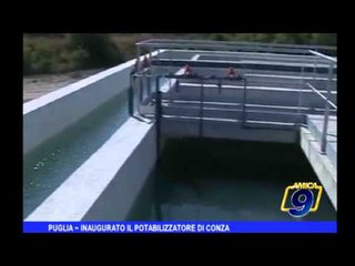 Puglia | Inaugurato il potabilizzatore di Conza