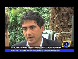 Barletta | Regione Puglia, Principi Attivi e programmi futuri