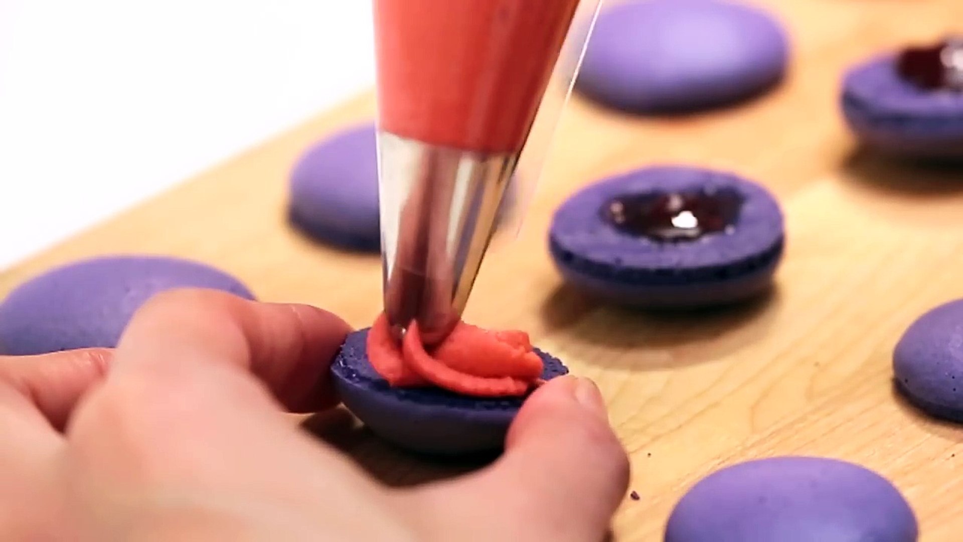 アニマルスイーツレシピ ねこマカロンの作り方ムービー Video Dailymotion