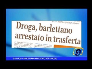 Gallipoli | Barlettano arrestato per spaccio