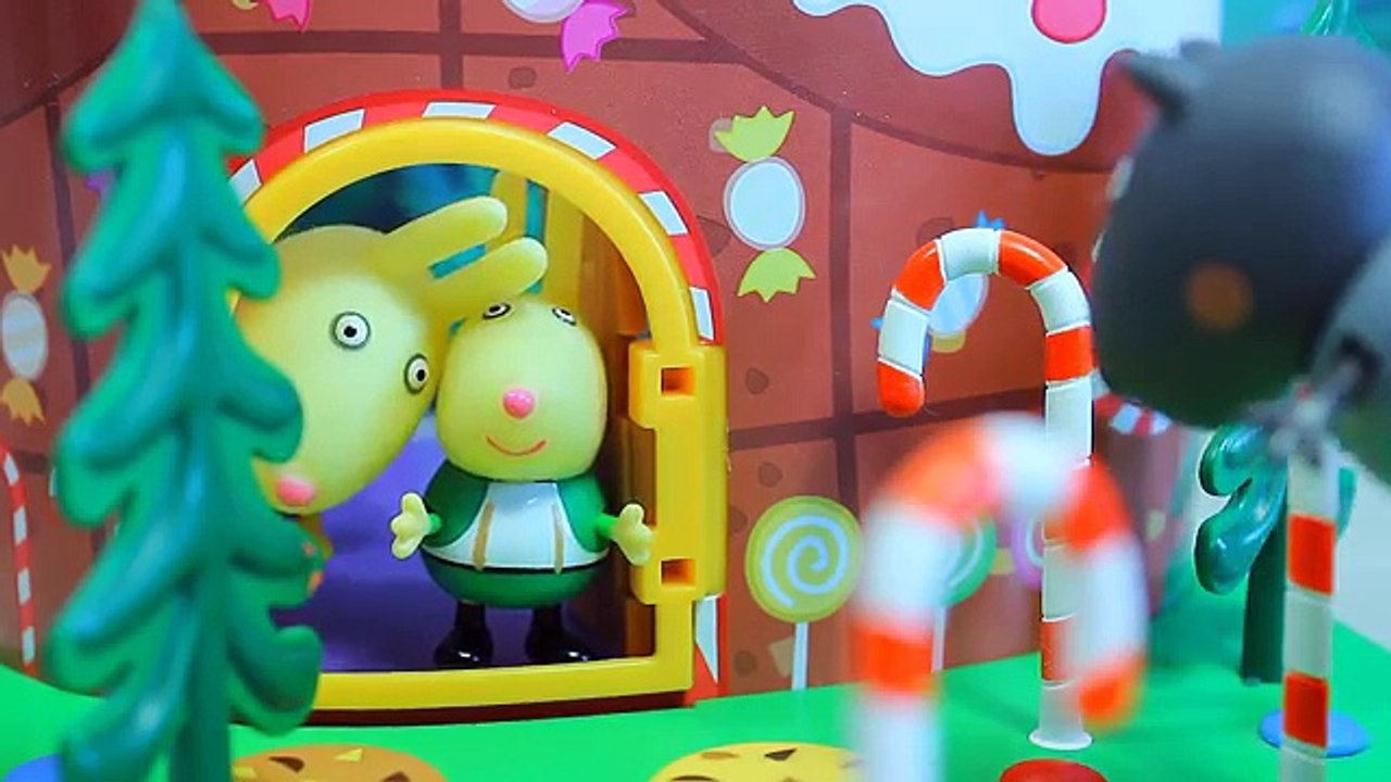 Cerdo y Peppa Pig Caperucita cuento del lobo gris |